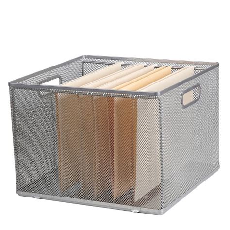 desktop file box metal|brightroom mesh file box.